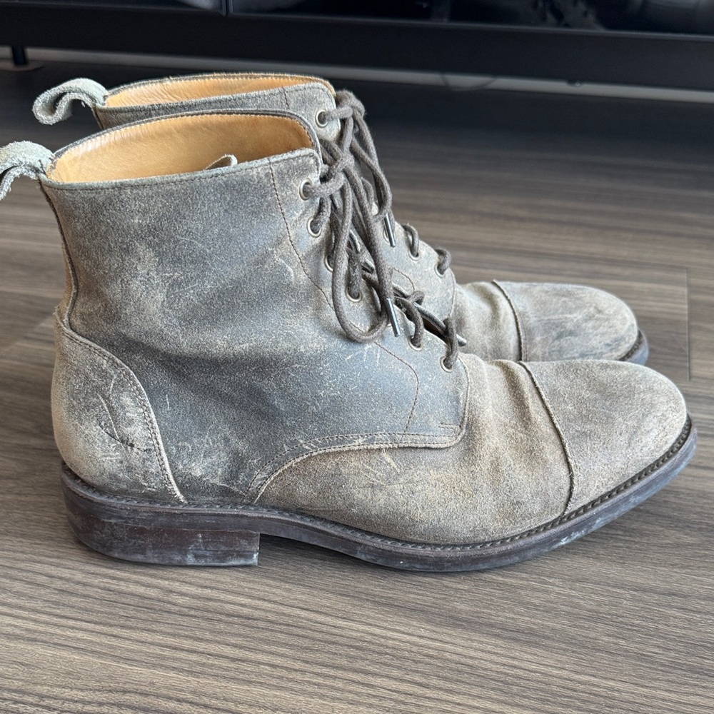 Taft Men's Gray Lace-Up Dragon Boots - Picture 2 of 8